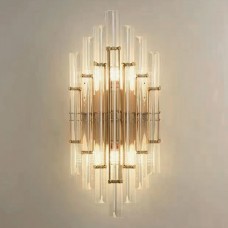 Απλίκα Τοίχου 2xE14 230V Χρυσαφί 955ELDER2W/GD